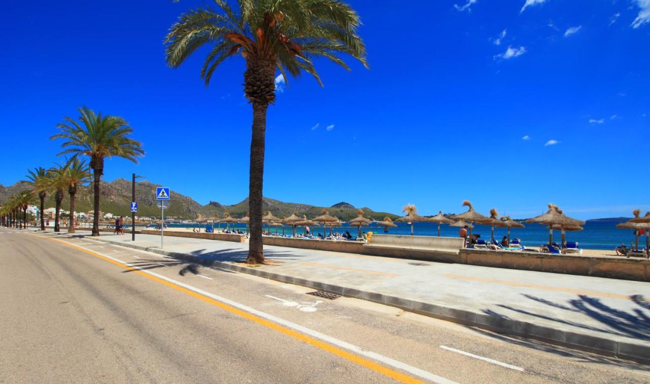 Family Seafront Apt Fantastic Seaview Pollença Exterior foto